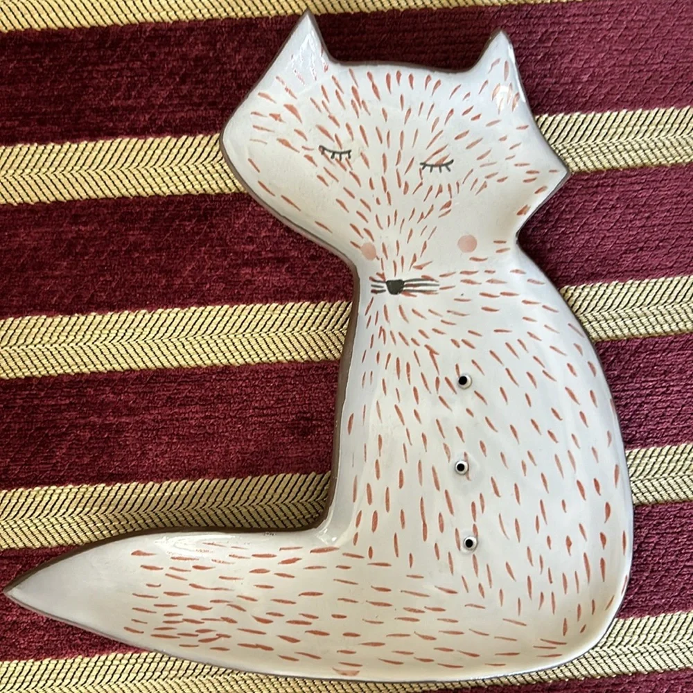 Anthro NWT fox soap or jewelry dish